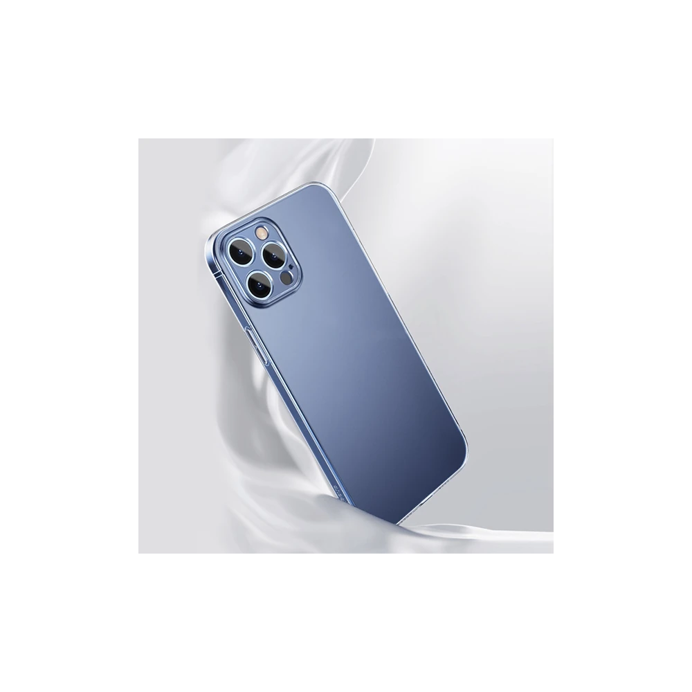 Baseus Simple Case İPhone 12 Pro Max 6.7 İnce Şeffaf Silikon Kılıf