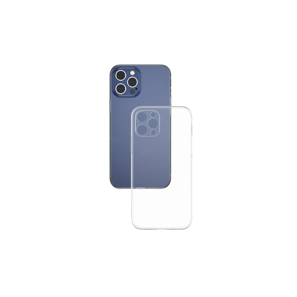 Baseus Simple Case İPhone 12 Pro Max 6.7 İnce Şeffaf Silikon Kılıf