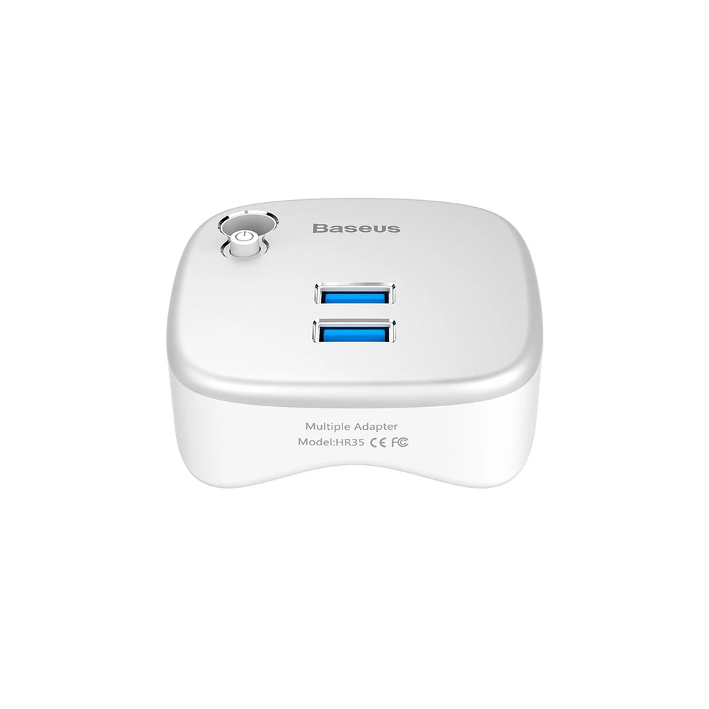 Baseus Çok Fonsiyonlu Notebook Adaptörü Hub Dual USB 3.0 RJ45 TF/SD