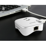Baseus Çok Fonsiyonlu Notebook Adaptörü Hub Dual USB 3.0 RJ45 TF/SD