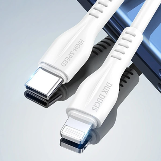 DUX DUCİS İPhone 20W Hızlı Şarj İPhone 14 13- 1211 Şarj Kablosu 1metre