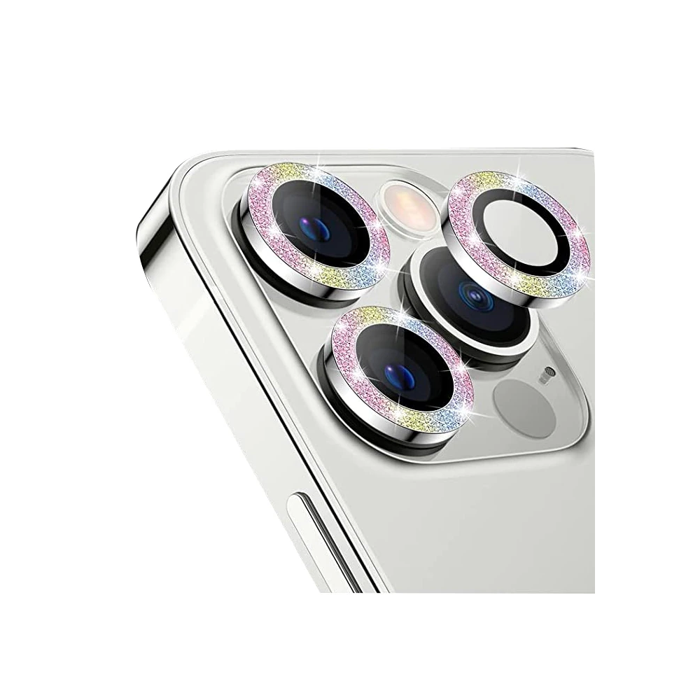 ALLY İphone 12 Pro Max 3D Metal Çerçeveli Kamera Lens Koruyucu