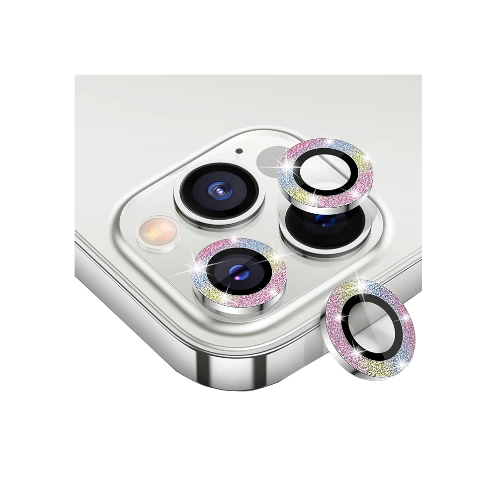 ALLY İphone 12 Pro Max 3D Metal Çerçeveli Kamera Lens Koruyucu