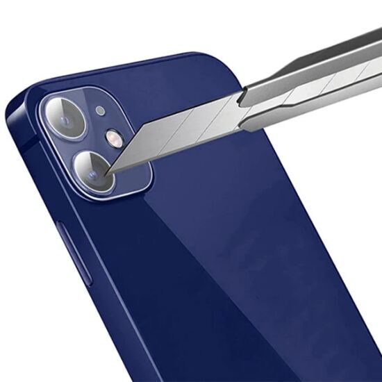 iPhone 12 6.1 Hat-Prince 9H 3D Full Tempered Cam Kamera Koruyucu