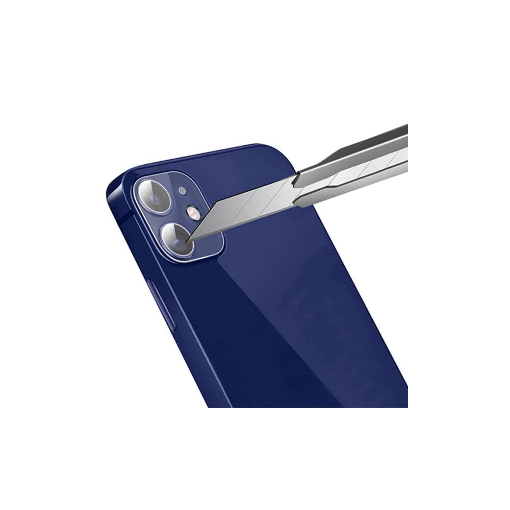 iPhone 12 6.1 Hat-Prince 9H 3D Full Tempered Cam Kamera Koruyucu