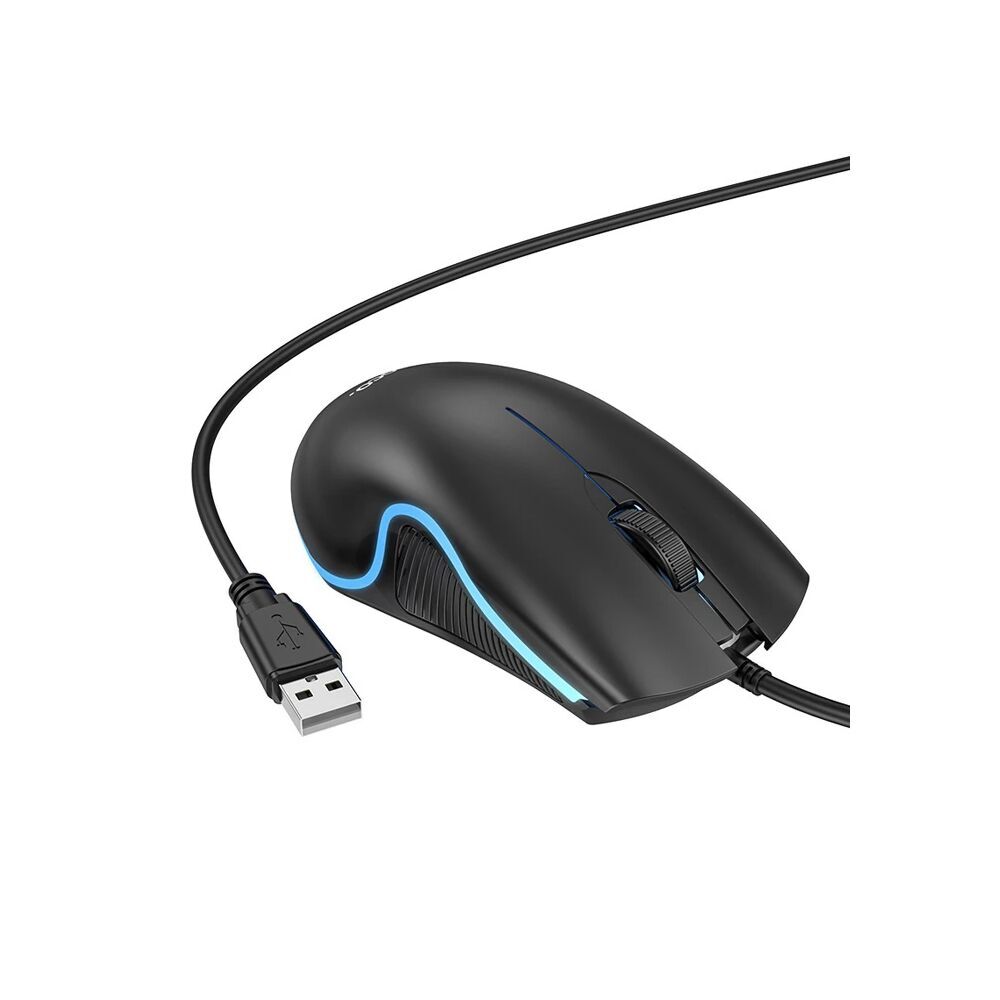 HOCO GM19 RGB LED Işıklı Gamer Oyuncu Kablolu Optik Mouse