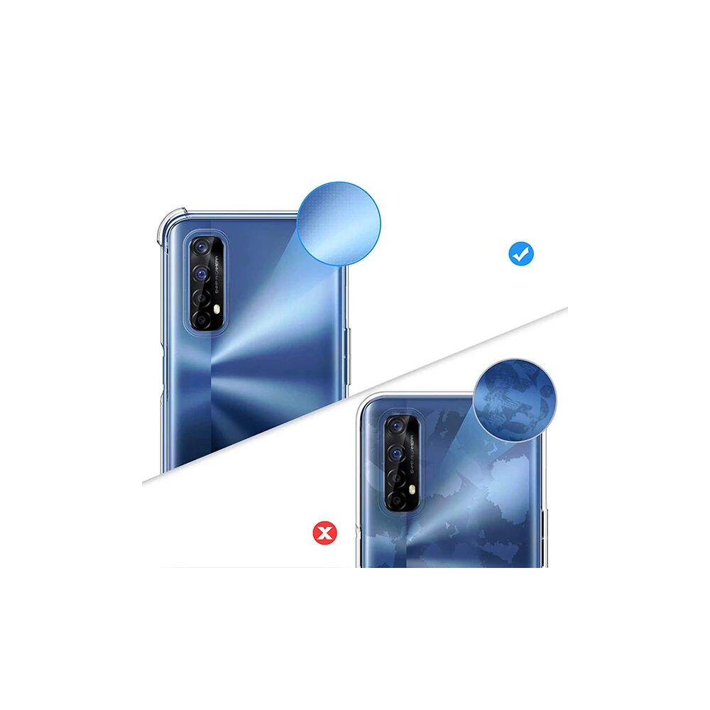 ALLY Oppo Realme 7 Anti-Drop Silikon Kılıf Shockproof Kılıf