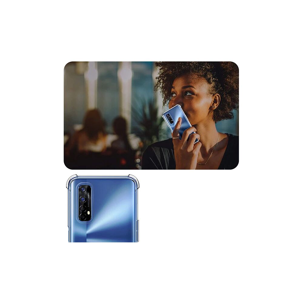 ALLY Oppo Realme 7 Anti-Drop Silikon Kılıf Shockproof Kılıf