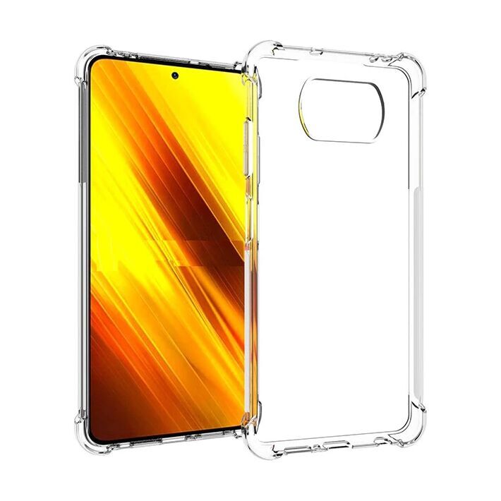 ALLY Poco X3 Anti-Drop Silikon Kılıf Shockproof Kılıf