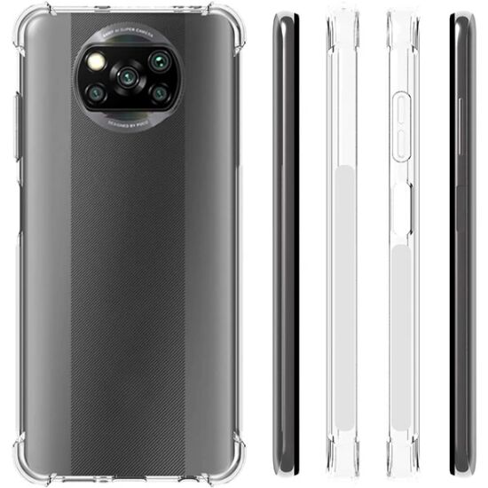 ALLY Poco X3 Anti-Drop Silikon Kılıf Shockproof Kılıf
