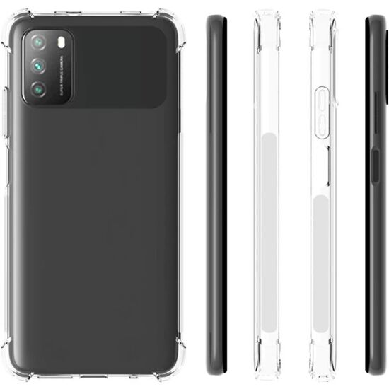 ALLY Poco M3 Anti-Drop Silikon Kılıf Shockproof kılıf