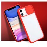 İPhone 12 Mini 5.4 Kamera koruyucu Sürgülü Şeffaf Kılıf