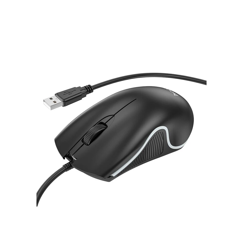 HOCO GM19 RGB LED Işıklı Gamer Oyuncu Kablolu Optik Mouse