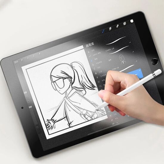 ALLY iPad Air 20202022 10.9 Paper Like Film Darbe Emici Pet Ekran Koru