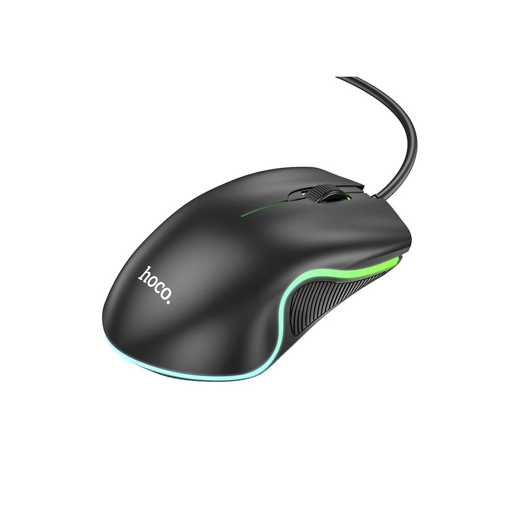 HOCO GM19 RGB LED Işıklı Gamer Oyuncu Kablolu Optik Mouse