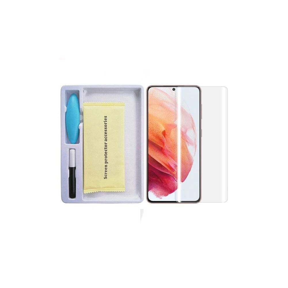 SM Galaxy S21 Full Uv Liquid+uv Işık 3DKırılmaz Cam Ekran Koruyucu