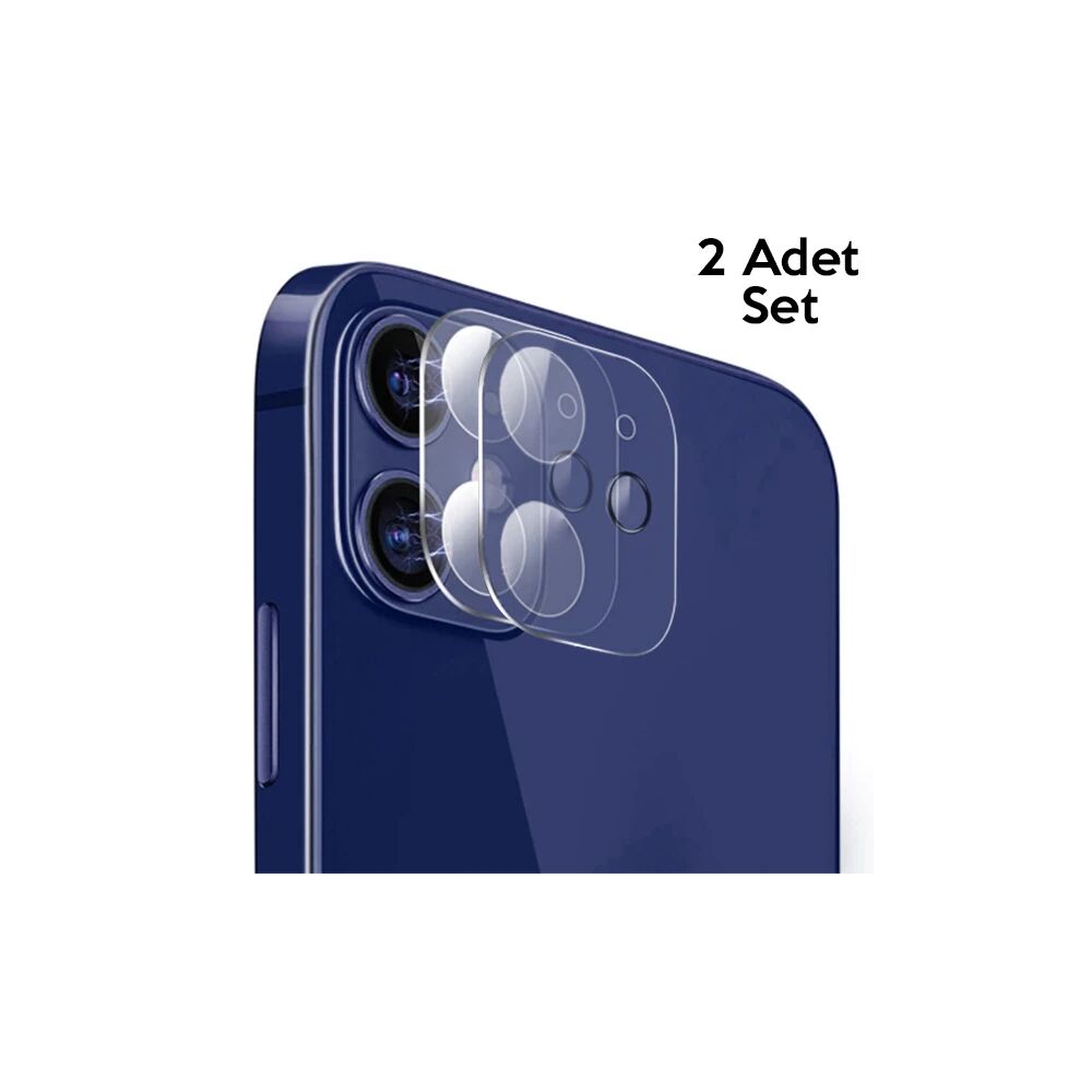 GOR İPhone 12 Mini 5.4 Best Full Tempered Cam Kamera Koruyucu 2Adet Se