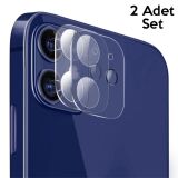 GOR İPhone 12 Mini 5.4 Best Full Tempered Cam Kamera Koruyucu 2Adet Se