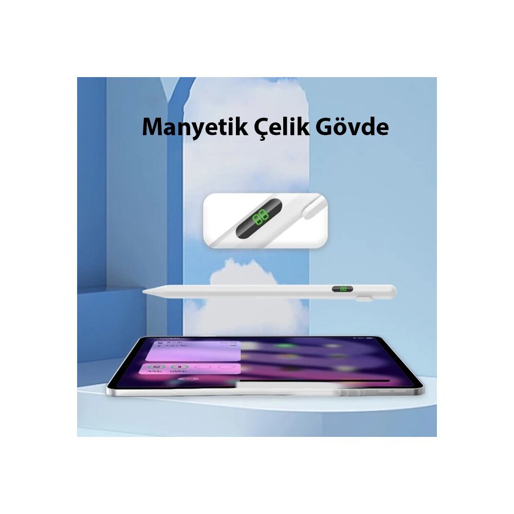 ALLY K-2268 Dijital Göstergeli Universal Kapasitif Stylus iPad Tablet 
