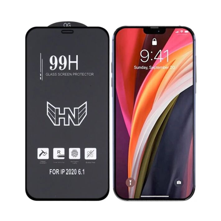 iPhone 12/12 Pro 6.1 3D Full High Aluminum Tempered Cam Ekran Koruyucu