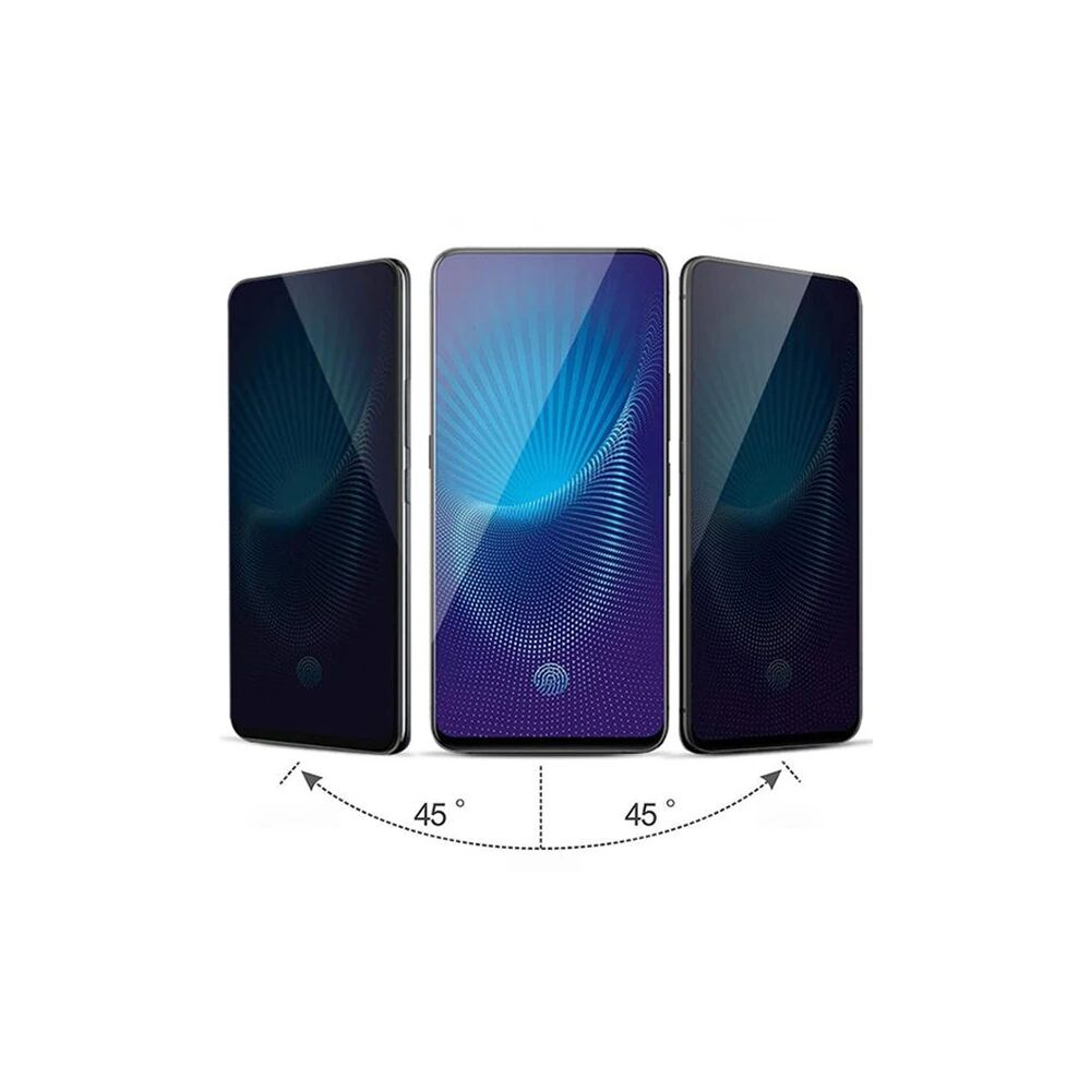 OPPO Realme 7 3D Full Privacy Gizlilik Tempered Cam Ekran Koruyucu