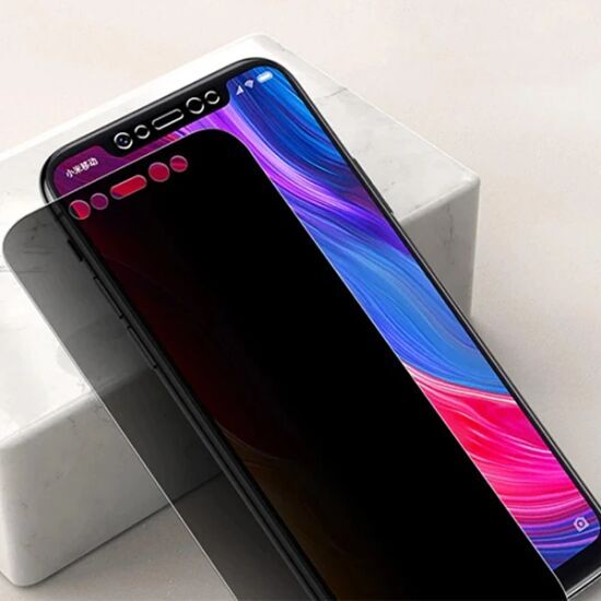 Xiaomi Mi 10T-10T Pro 3D Full Privacy Gizlilik Tempered Cam Ekran Koru
