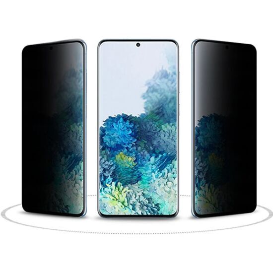 ALLY SM Galaxy S20 FE 3D Full Privacy Gizlilik Tempered Cam Ekran Koru