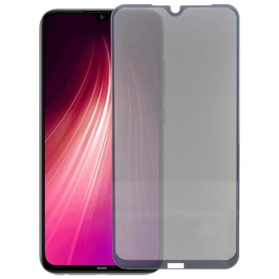 Xiaomi Redmi Note 8 3D Full Privacy Gizlilik Tempered Cam Ekran Koruyu