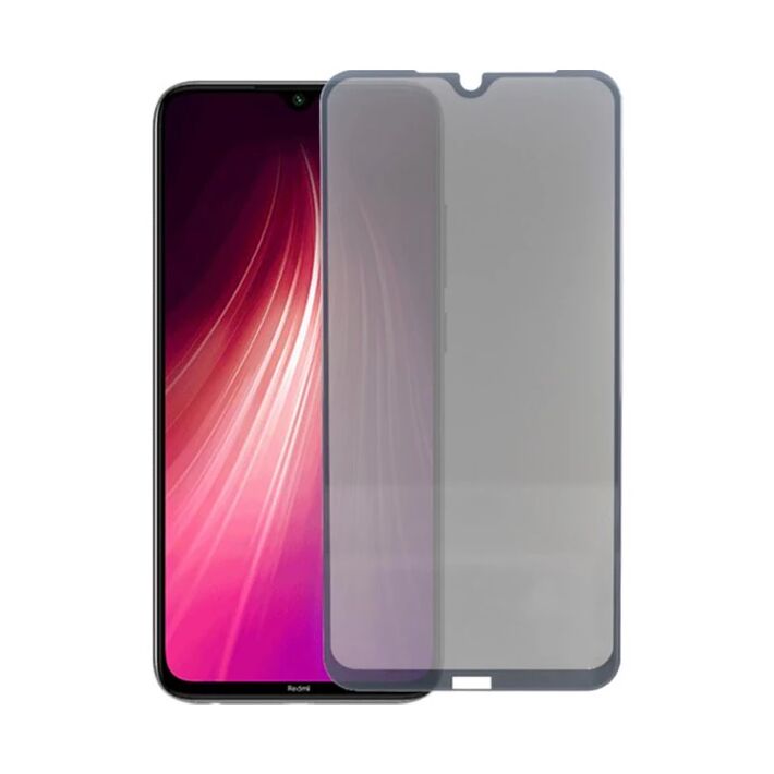 Xiaomi Redmi Note 8 3D Full Privacy Gizlilik Tempered Cam Ekran Koruyu