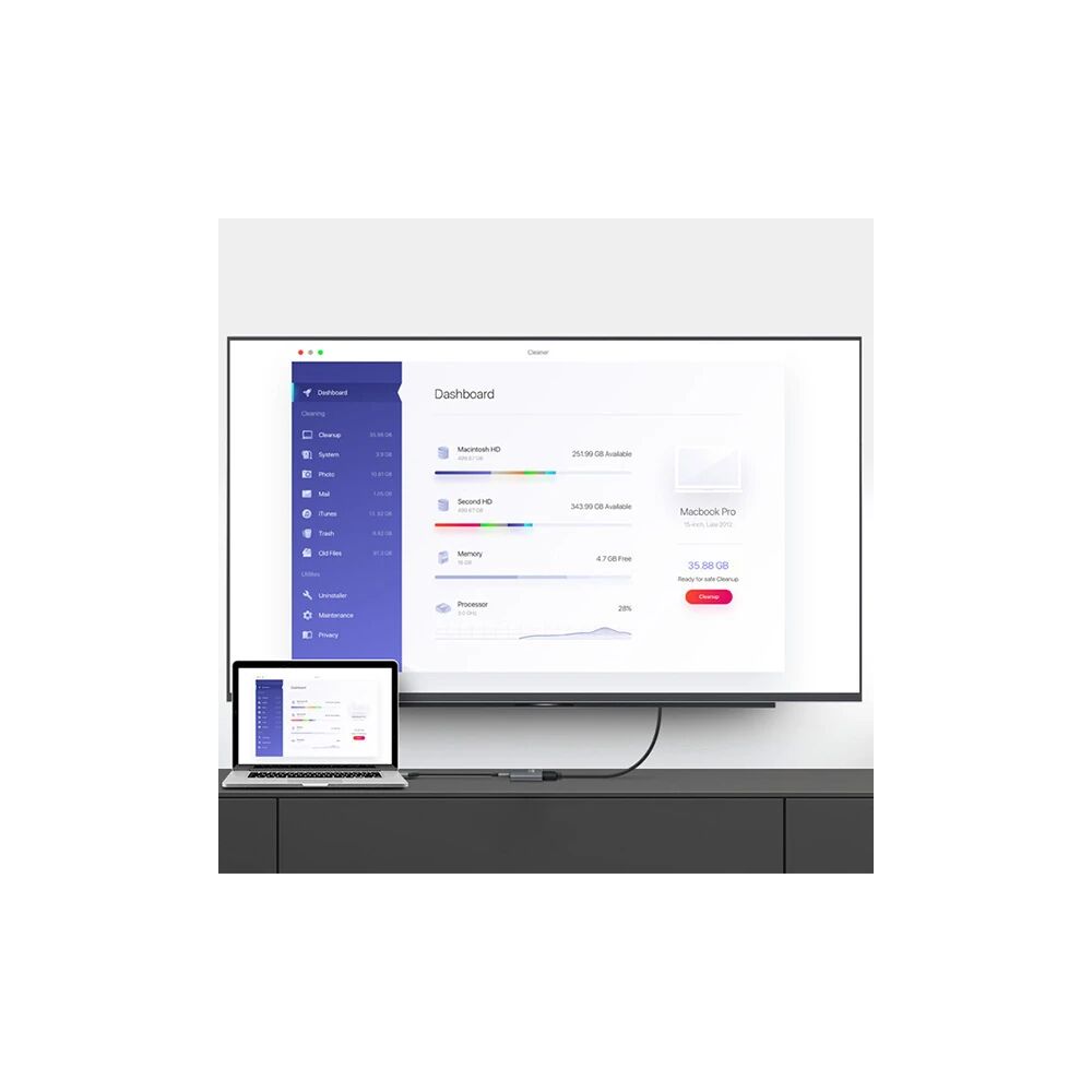 ALLY USB-C input DP output 4K Dönüştürücü Adaptör 60H
