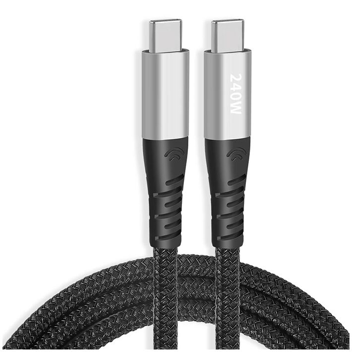 ALLY 240W Type-C To Type-C Laptop Telefon Hızlı Data ve Şarj Kablosu