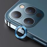 USAMS İphone 12 Pro Max 3D Metal Çerçeveli Kamera Lens Koruyucu