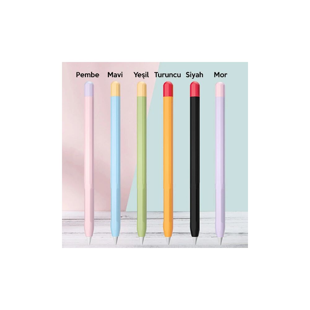 Ally Apple Pencil 2 İçin Koruyucu Kaymaz Silikon Kılıf
