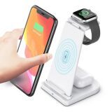 ALLY 15W 3in1 Şarj Standı Wireless Kablosuz Şarj iPhone+iWatch+AirPods