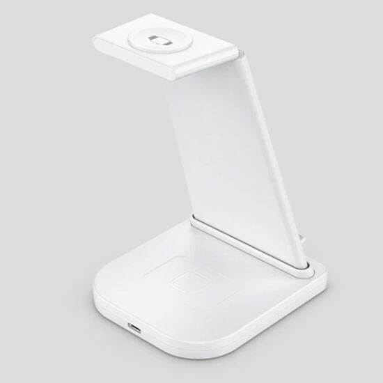 ALLY 15W 3in1 Şarj Standı Wireless Kablosuz Şarj iPhone+iWatch+AirPods