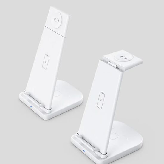 ALLY 15W 3in1 Şarj Standı Wireless Kablosuz Şarj iPhone+iWatch+AirPods