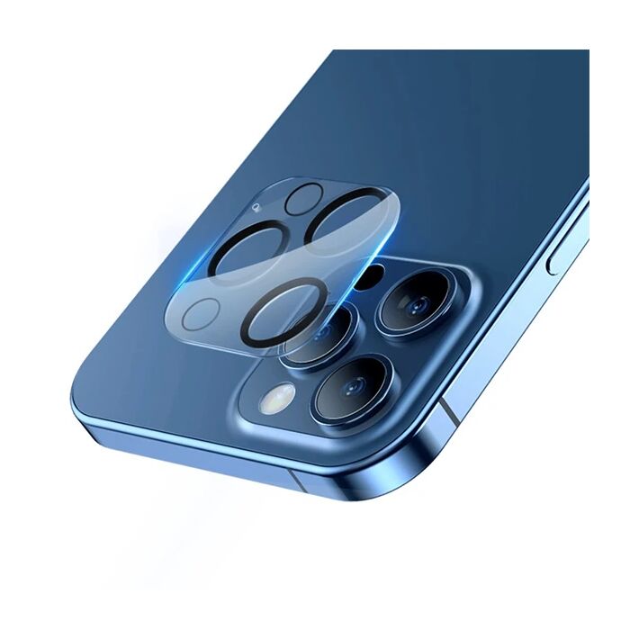 BASEUS iPhone 12 Pro 6.1 3D Full Kaplama Kamera Koruyucu Cam 2 Adet Se