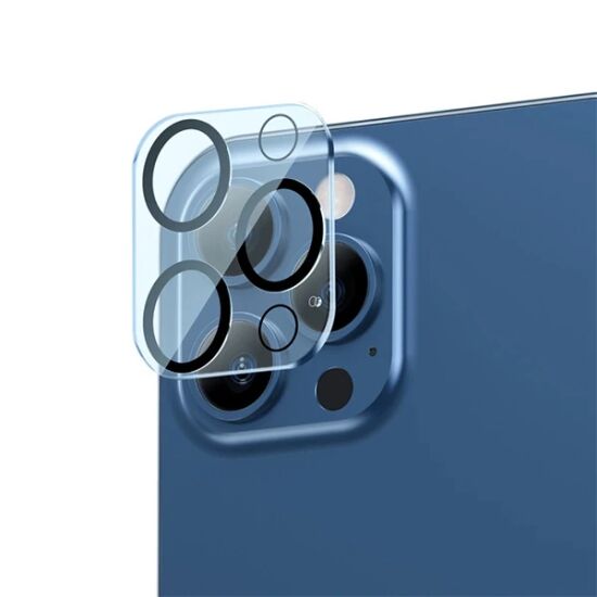 BASEUS iPhone 12 Pro 6.1 3D Full Kaplama Kamera Koruyucu Cam 2 Adet Se