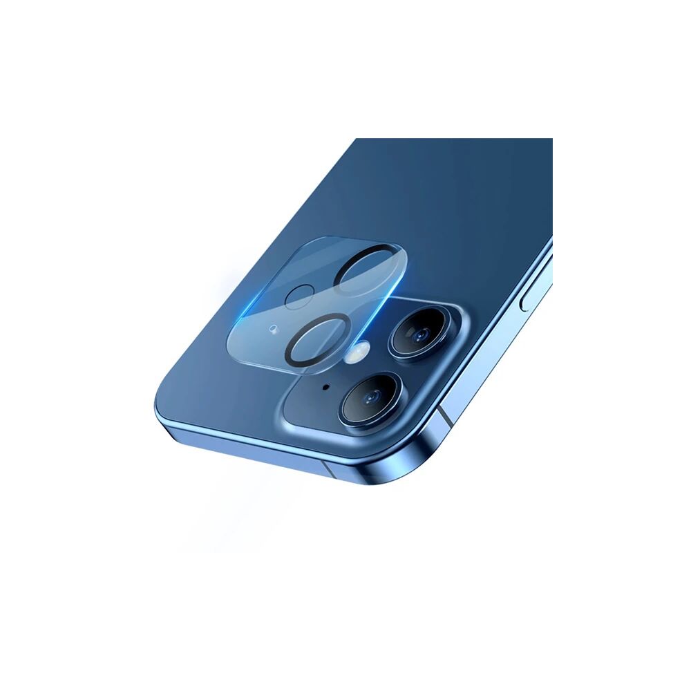 BASEUS iPhone 12 6.1 3D Full Kaplama Kamera Koruyucu Cam 2 Adet Set