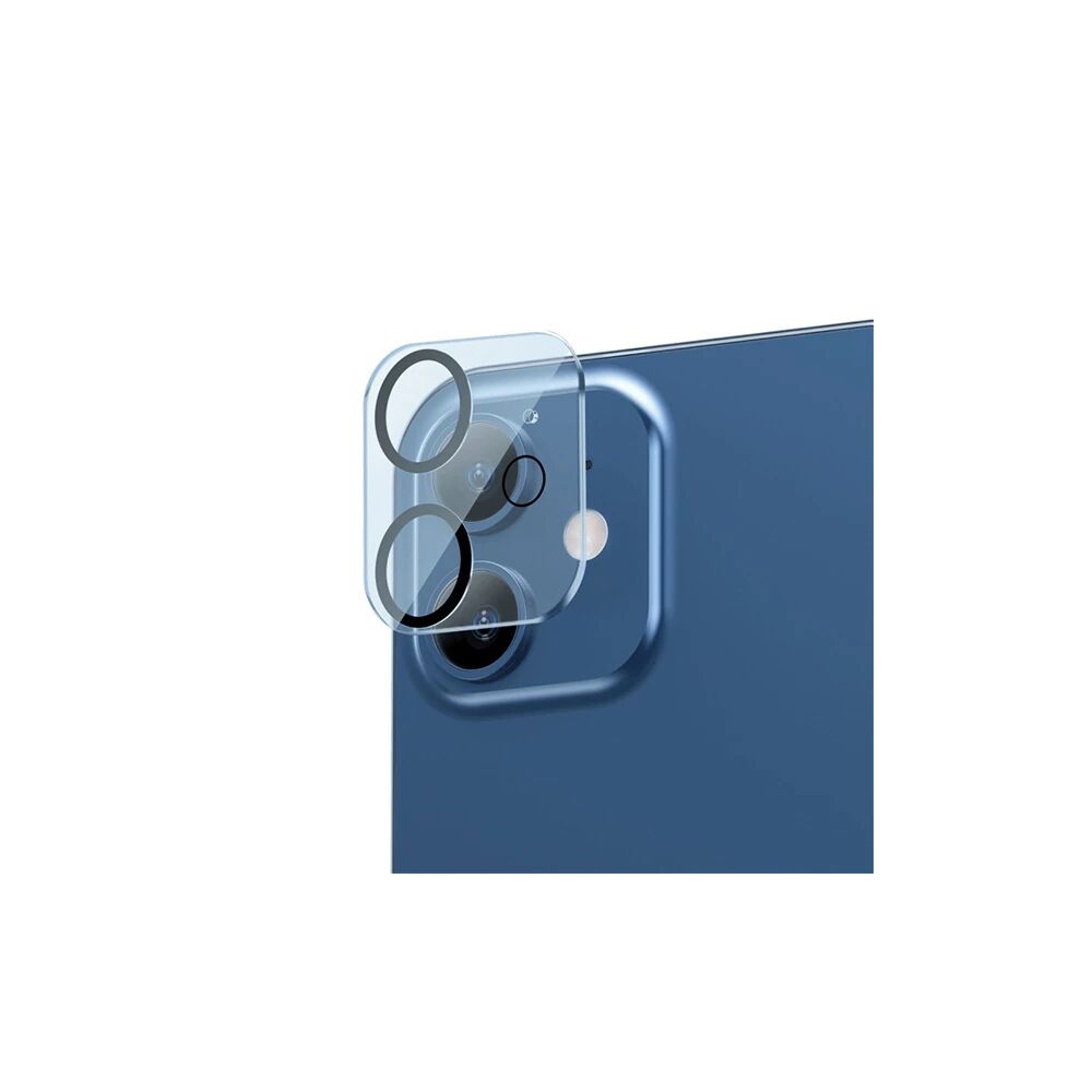 BASEUS iPhone 12 6.1 3D Full Kaplama Kamera Koruyucu Cam 2 Adet Set