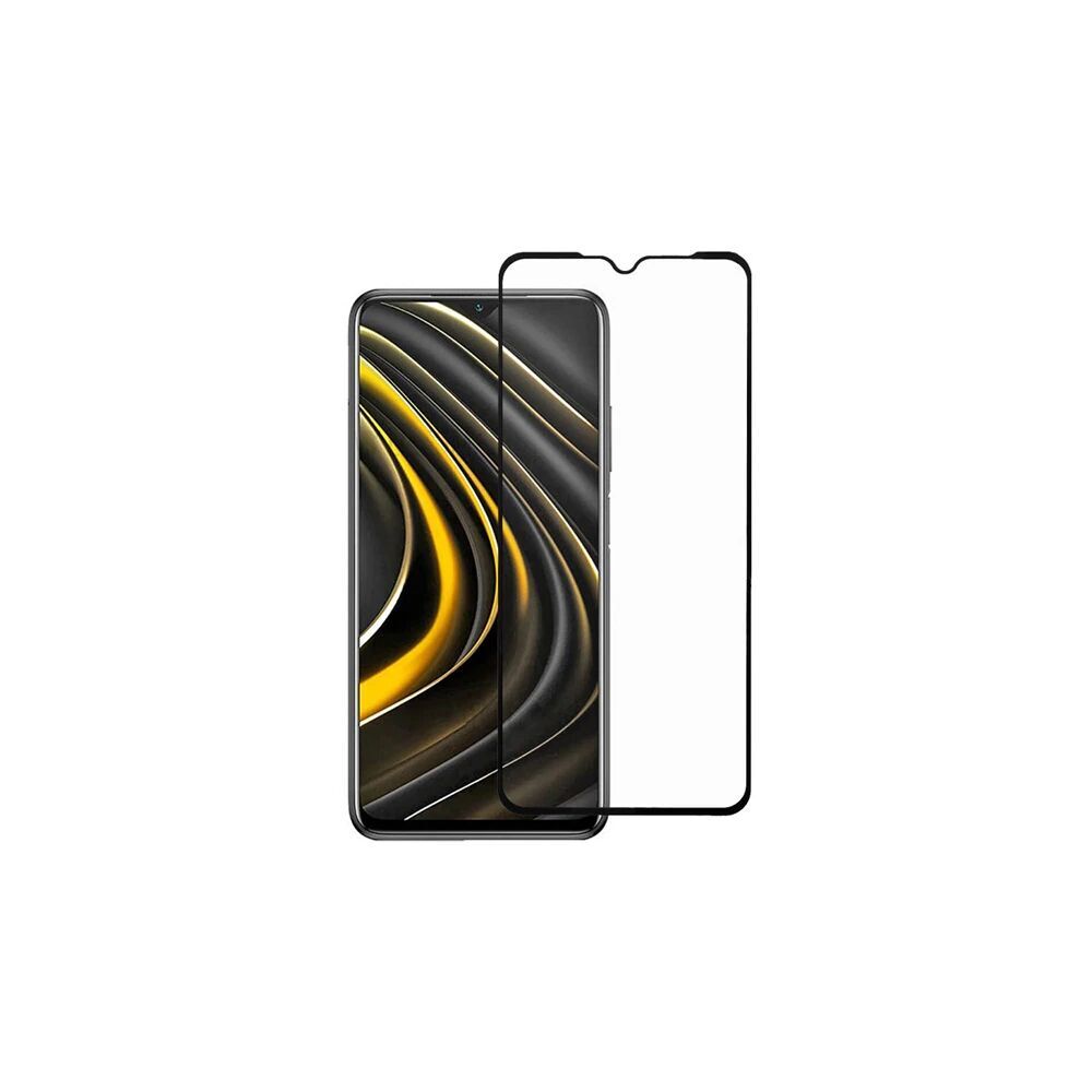 Xiaomi POCO M3 Full Glue Tempered Full Cam Ekran Koruyucu