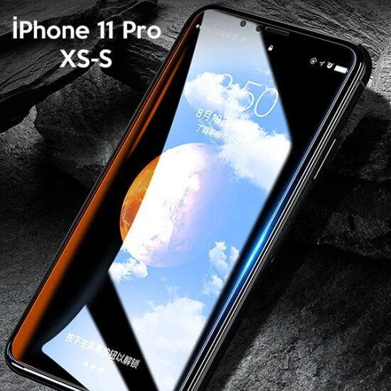 WK İPhone 11 Pro 5.8 XS-X Kingkong Curved Tempered Cam Ekran Koruyucu