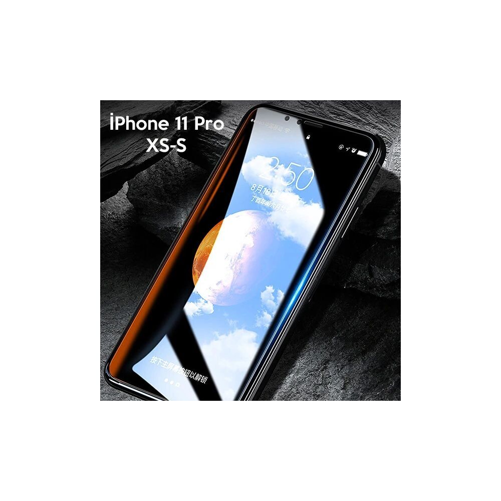 WK İPhone 11 Pro 5.8 XS-X Kingkong Curved Tempered Cam Ekran Koruyucu