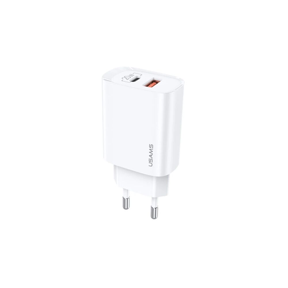 USAMS iPhone 20W QC3.0 + PD3.0 Hızlı Şarj Başlık US-CC121 T35