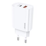 USAMS iPhone 20W QC3.0 + PD3.0 Hızlı Şarj Başlık US-CC121 T35