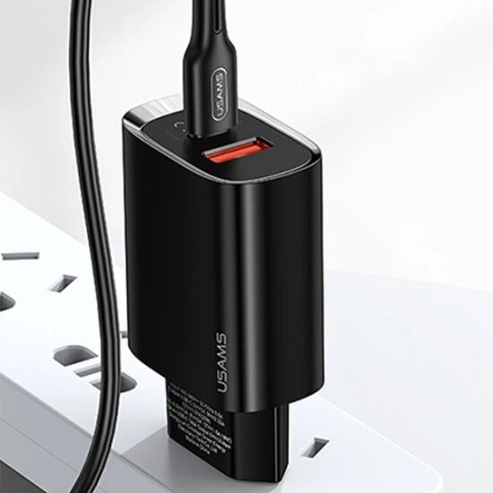 USAMS iPhone 20W QC3.0 + PD3.0 Hızlı Şarj Başlık US-CC121 T35
