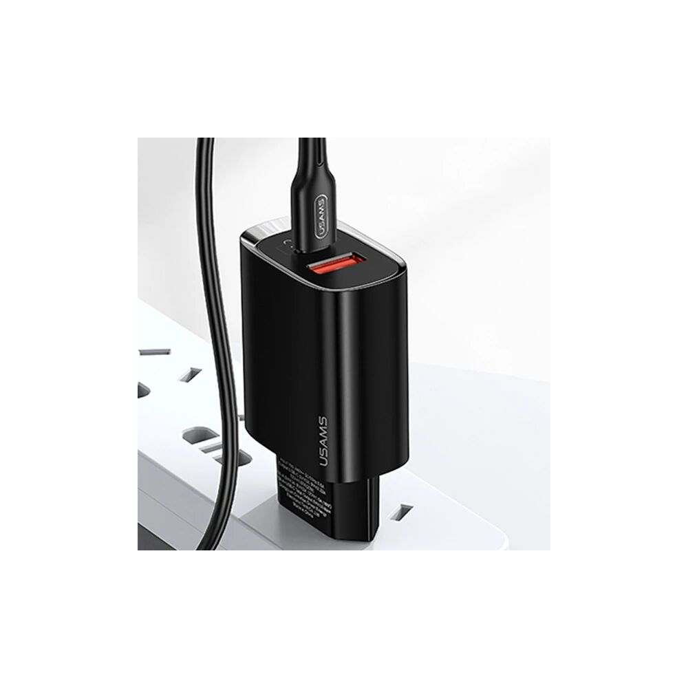 USAMS iPhone 20W QC3.0 + PD3.0 Hızlı Şarj Başlık US-CC121 T35