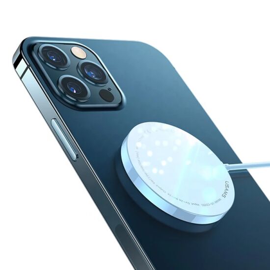 USAMS Magsafe 15W iPhone 15-14 -13-12 İçin Ultra İnce Mıknatslı Kablos