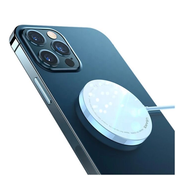 USAMS Magsafe 15W iPhone 15-14 -13-12 İçin Ultra İnce Mıknatslı Kablos