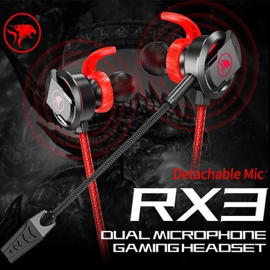 XMOWİ RX3 35mm Çift Mikrofonlu Oyuncu Kulaklık Gaming Kulaklığı